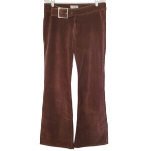 🟢7257 * Jordache Lo-Rise Stretch Bootcut Pants Brown Size 13/14 Vintage 90s